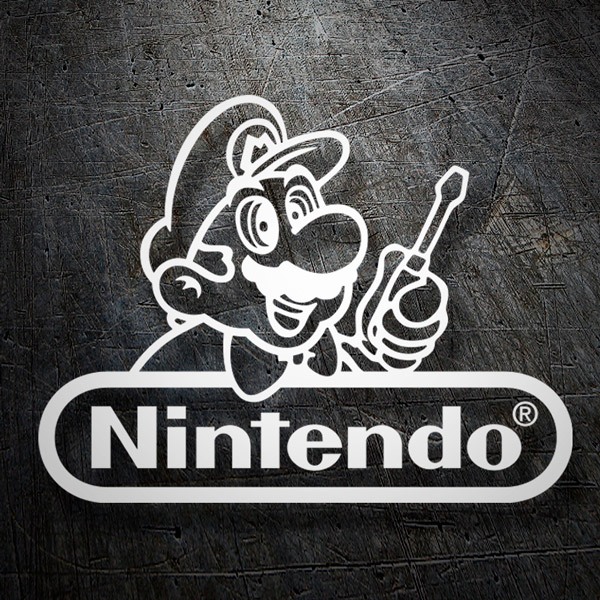 Aufkleber: Super Mario Nintendo