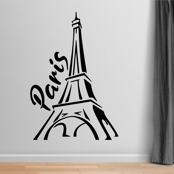 Wandtattoos: Eiffelturm, Paris, Frankreich