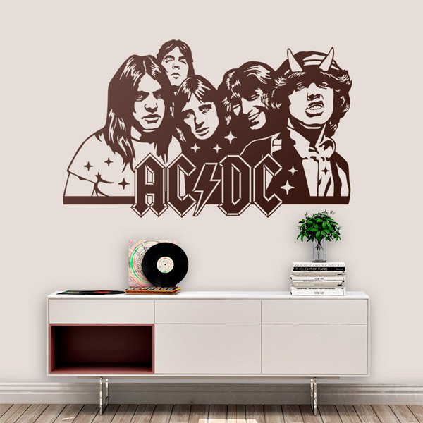AC/DC Wandtattoo 0