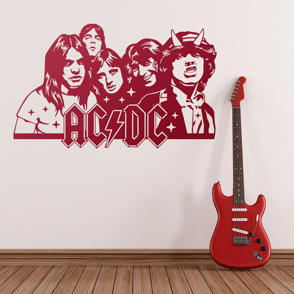 Wandtattoos: ACDC Rock