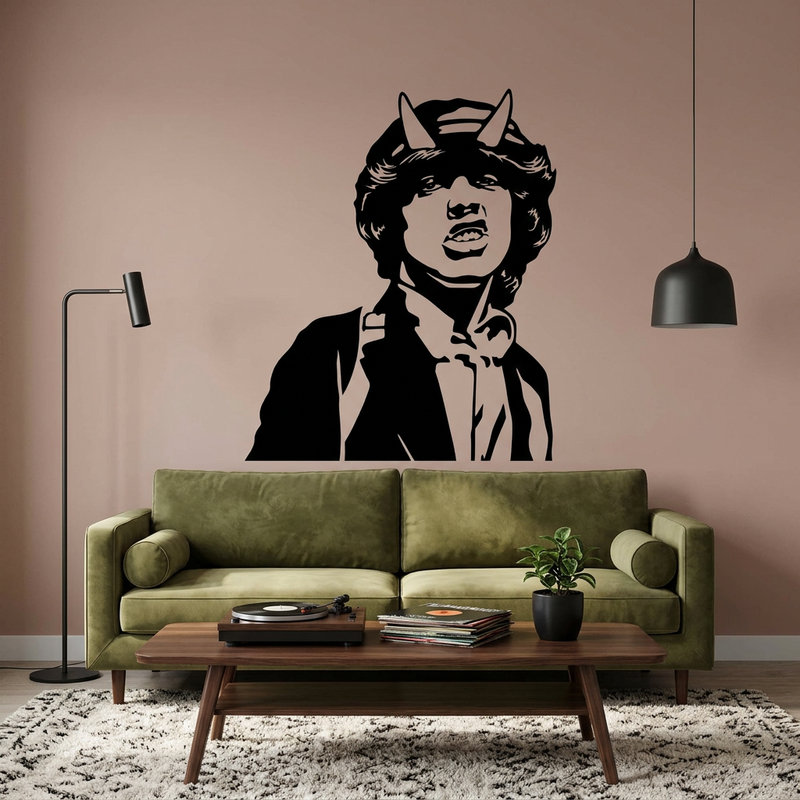 Wandtattoos: Angus Young ACDC