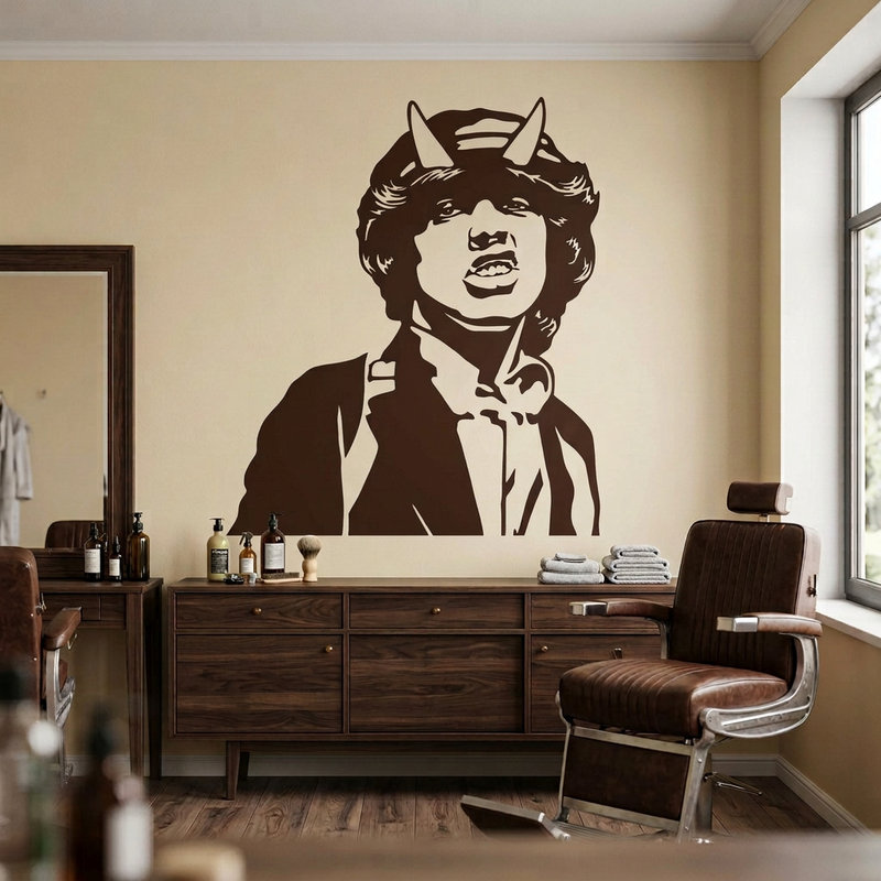 Wandtattoos: Angus Young ACDC