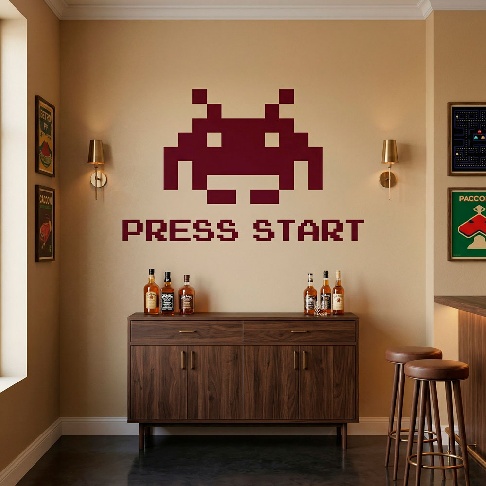 Space Invaders Press Start 5