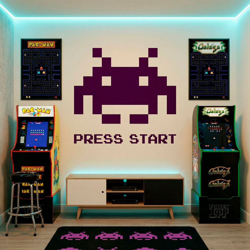 Space Invaders Press Start 9