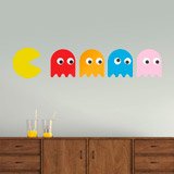 Wandtattoos: Pac-Man und 4 Gespenster 4