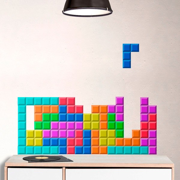 Wandtattoos: Tetris Stücke