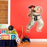 Wandtattoos: Street Fighter Ryu Pixel Art 4