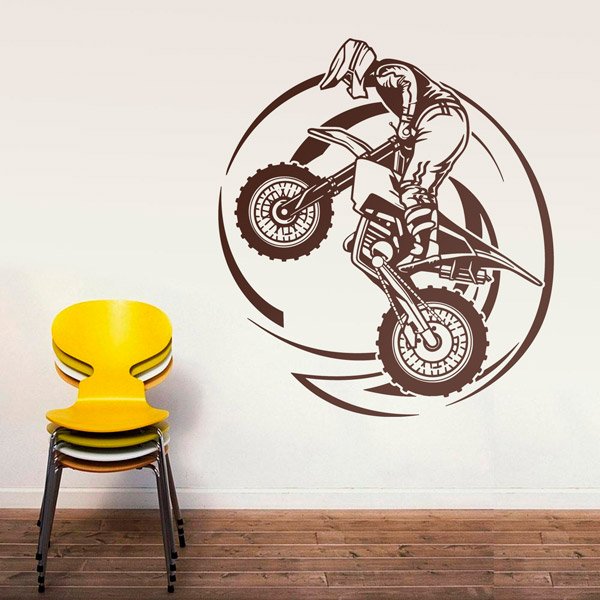 Wandtattoos: Motocross-Akrobatik