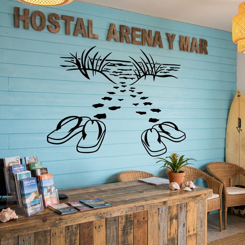 Wandtattoos: Der Weg zum Strand