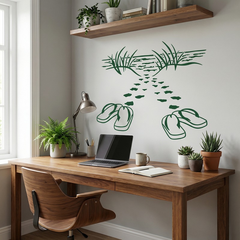 Wandtattoos: Der Weg zum Strand