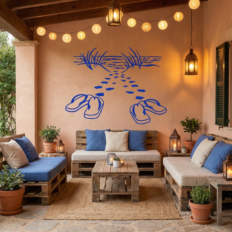 Wandtattoos: Der Weg zum Strand