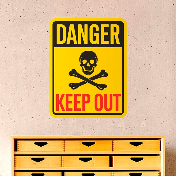 Wandtattoos: Danger Keep Out