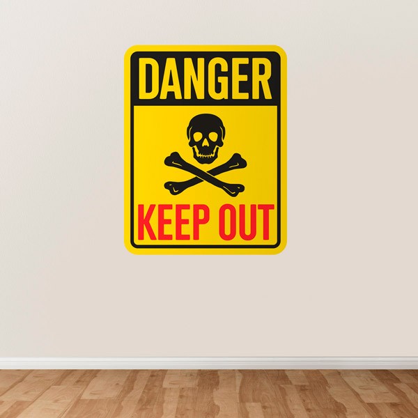 Wandtattoos: Danger Keep Out