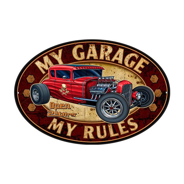 Wandtattoos: My Garage my Rules II