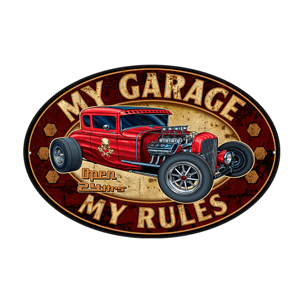 Wandtattoos: My Garage my Rules II