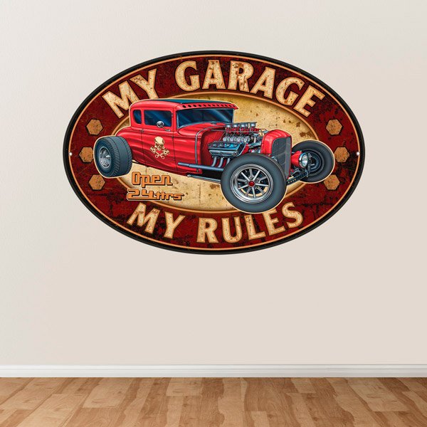 Wandtattoos: My Garage my Rules II