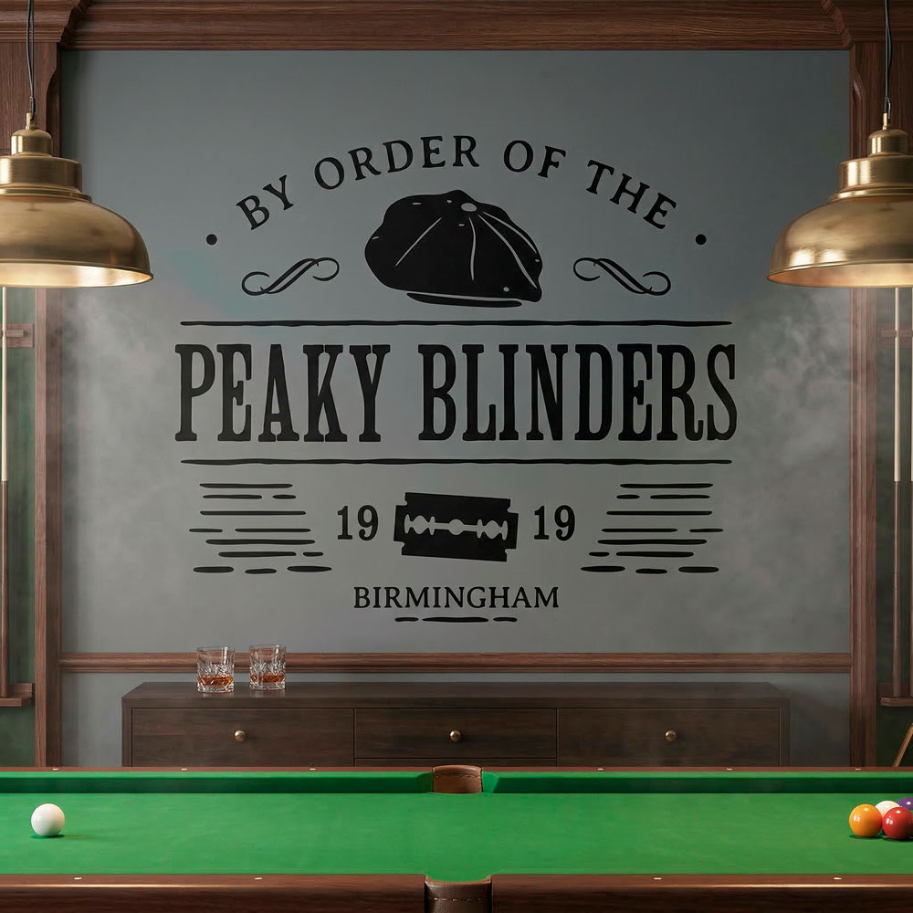 Wandtattoos: Peaky Blinders Birmingham