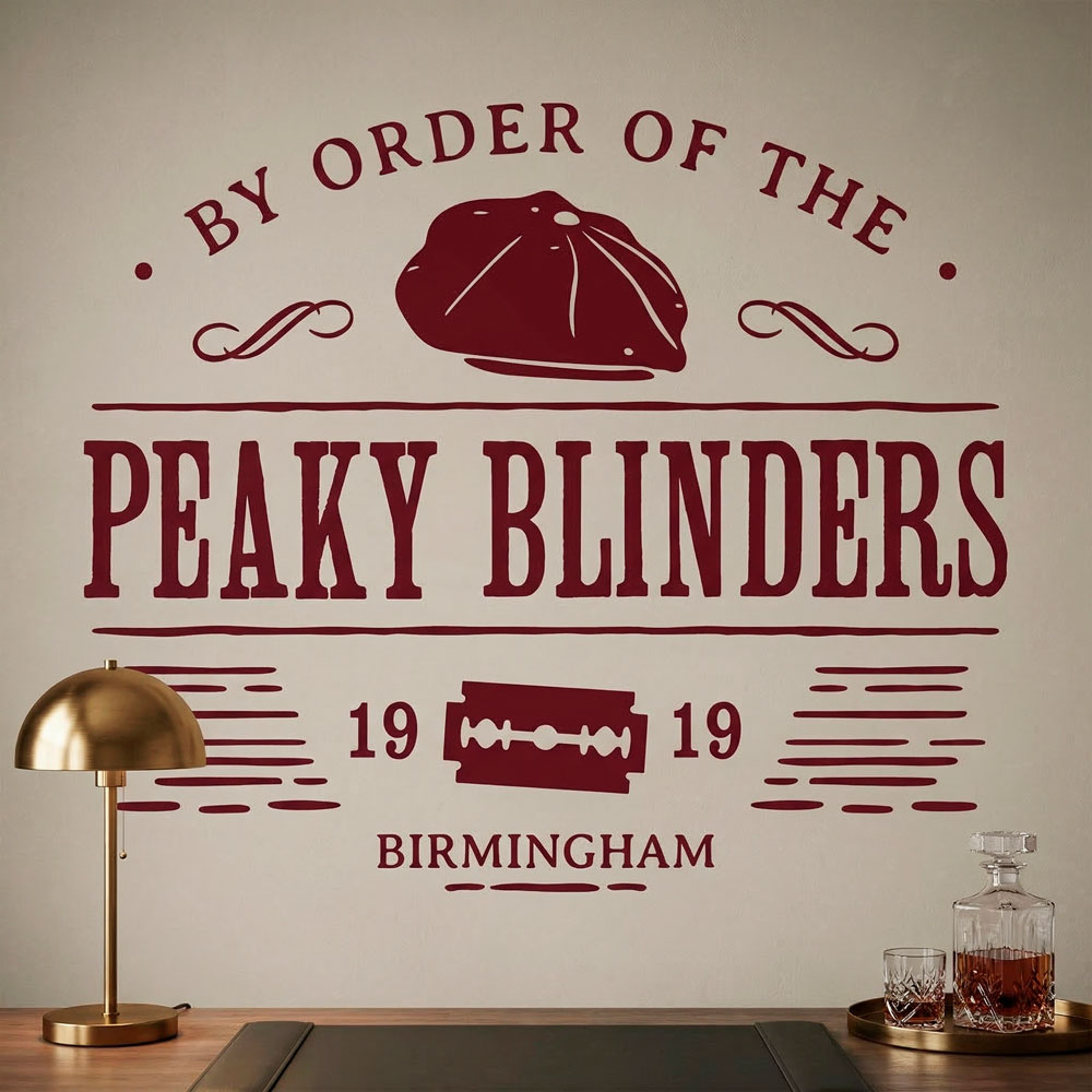 Wandtattoos: Peaky Blinders Birmingham