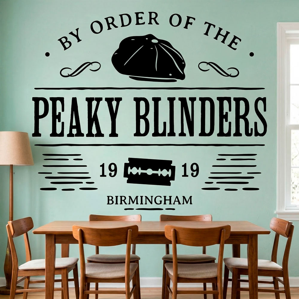 Wandtattoos: Peaky Blinders Birmingham