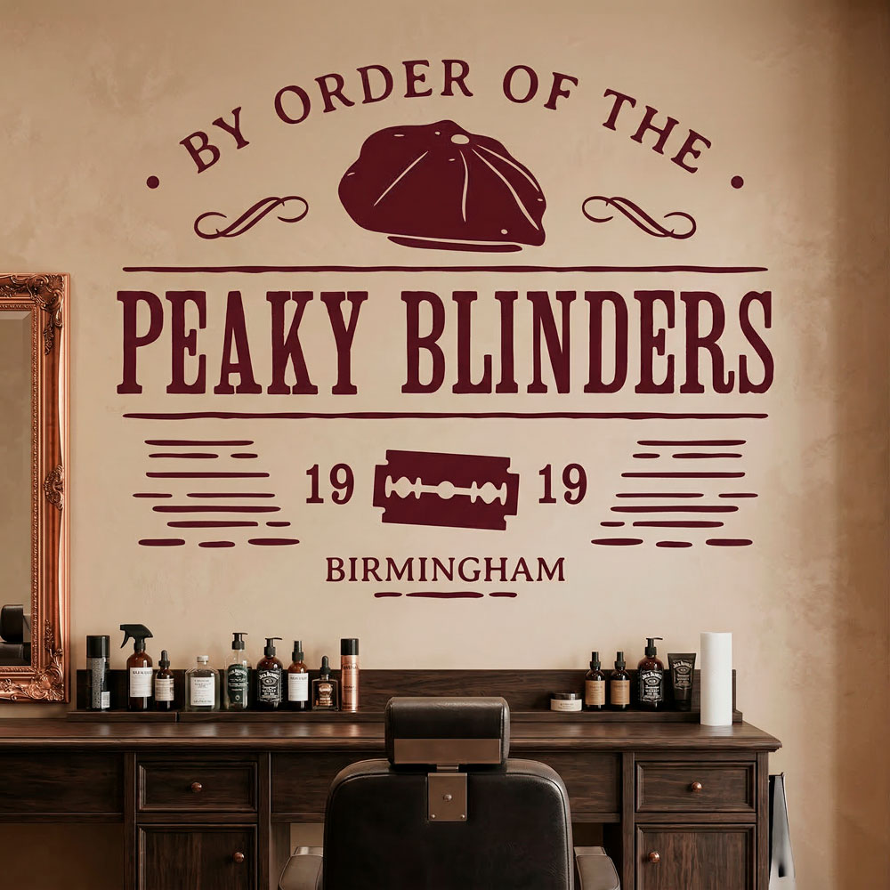 Wandtattoos: Peaky Blinders Birmingham