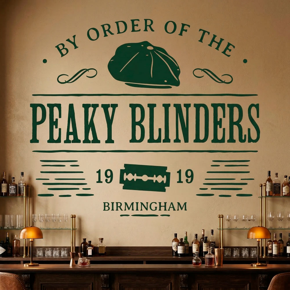 Wandtattoos: Peaky Blinders Birmingham