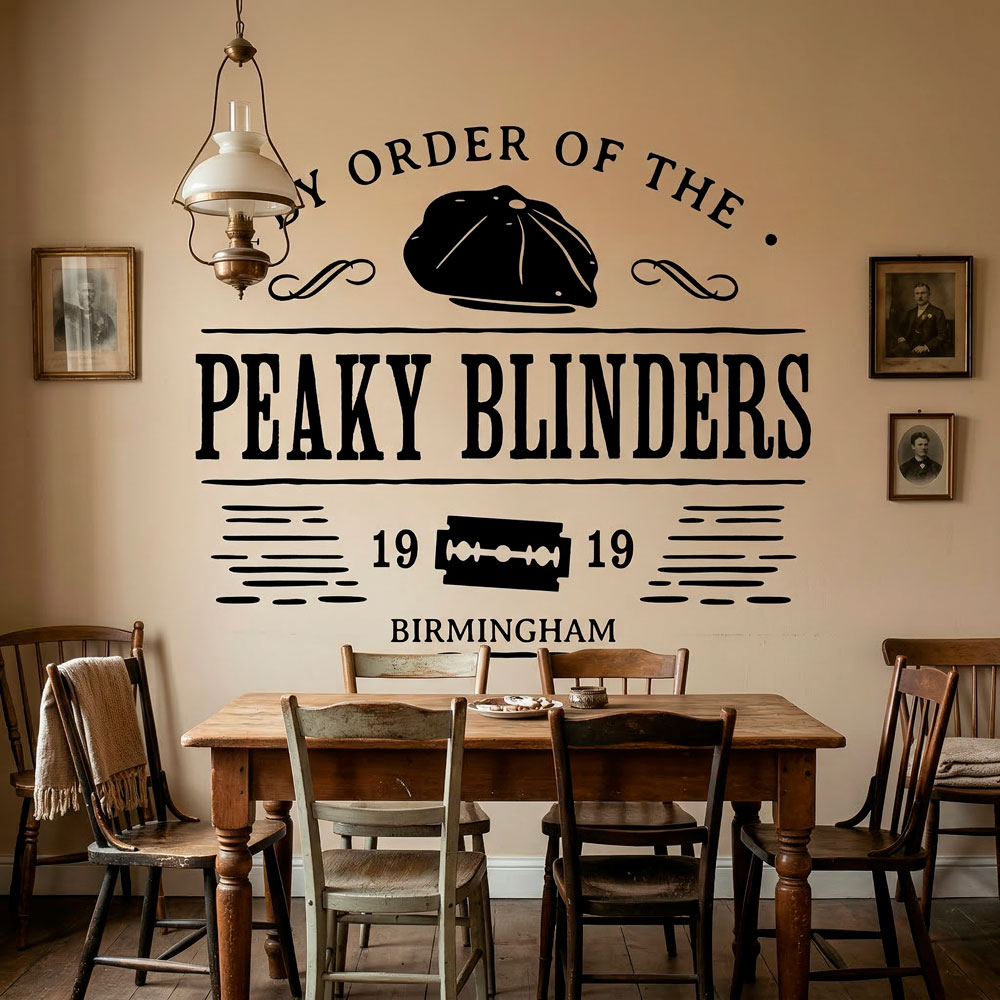 Wandtattoos: Peaky Blinders Birmingham