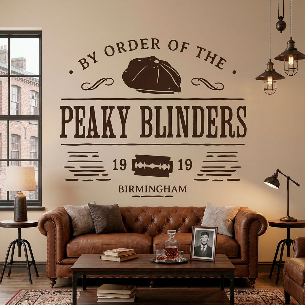 Wandtattoos: Peaky Blinders Birmingham