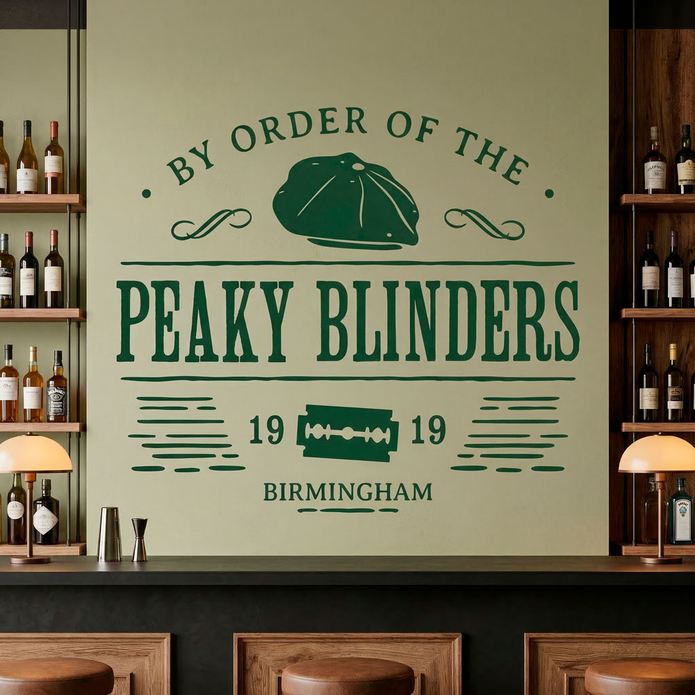 Wandtattoos: Peaky Blinders Birmingham