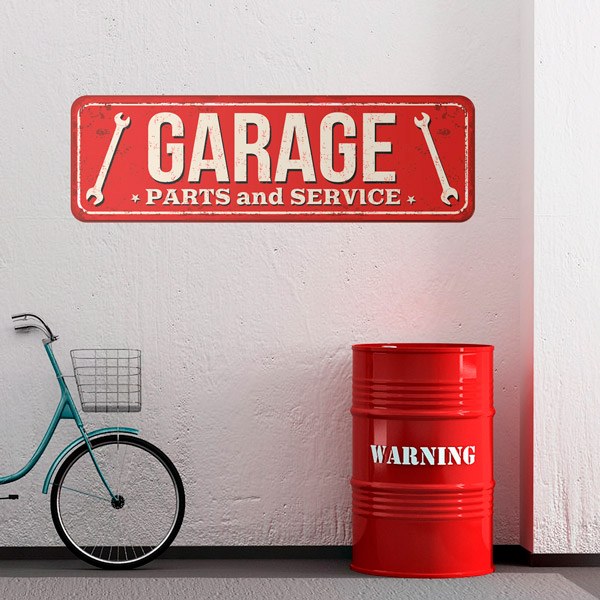 Wandtattoos: Garage Parts and Service