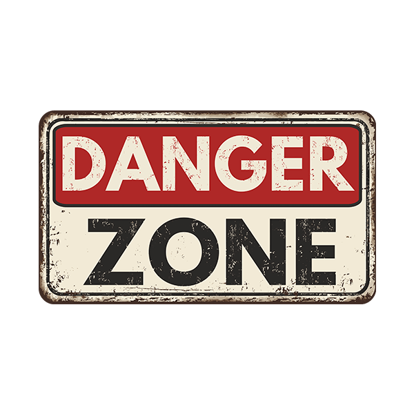 Wandtattoos: Danger Zone