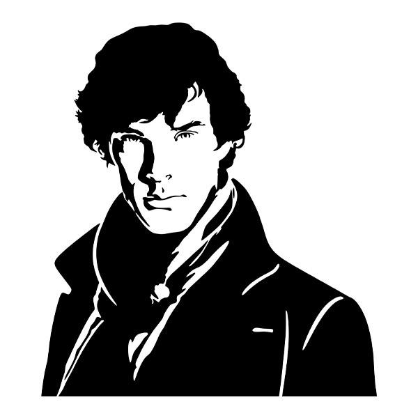 Wandtattoos: Sherlock Holmes