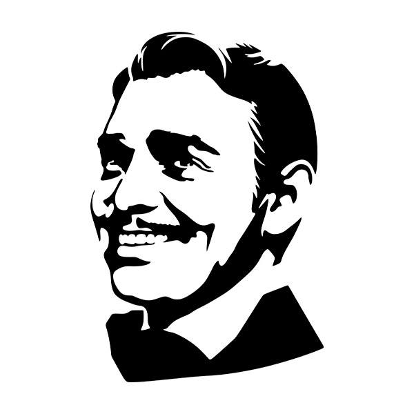 Wandtattoos: Clark Gable