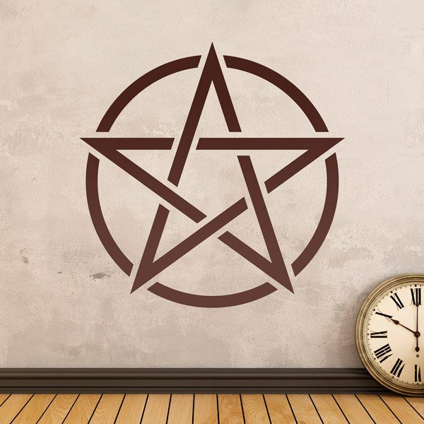 Wandtattoos: Satanischer Stern