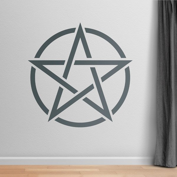 Wandtattoos: Satanischer Stern