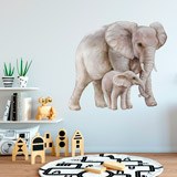 Kinderzimmer Wandtattoo: Elefant mit seinem Kalb 4