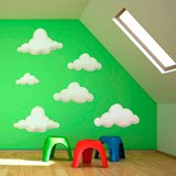 Kinderzimmer Wandtattoo: Weiche Wolken 4
