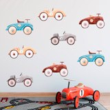 Kinderzimmer Wandtattoo: Antike Spielzeugautos 3