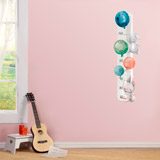 Kinderzimmer Wandtattoo: Kaninchen- und Luftballonmessgerät 3