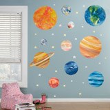 Kinderzimmer Wandtattoo: Planeten und Sterne 3