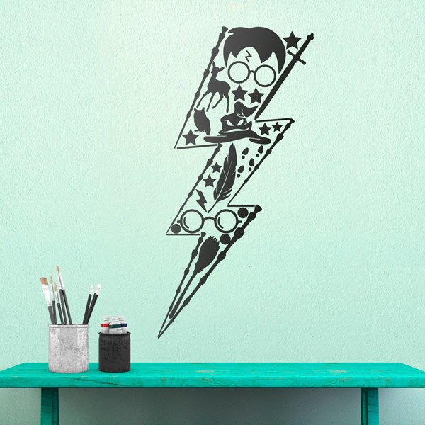 Wandtattoos: Harry Potter Blitzschlag