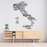 Wandtattoos: Typografie Italien 2
