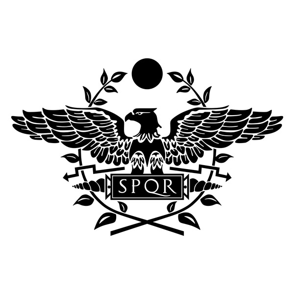 Wandtattoos: SPQR Wappen