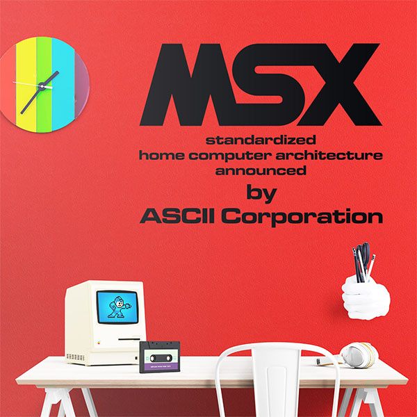 Wandtattoos: Msx ascii