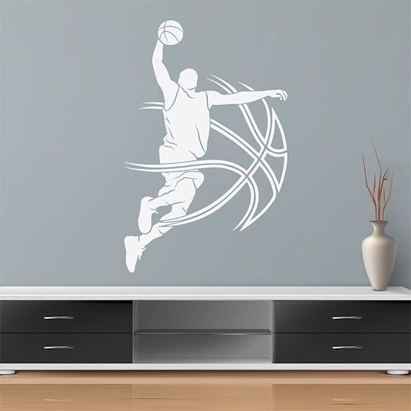 Wandtattoos: Basketballspieler