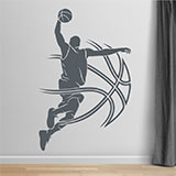 Wandtattoos: Basketballspieler 2