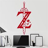 Wandtattoos: Logo Zelda 2