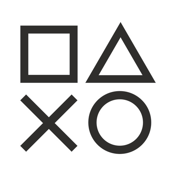 Wandtattoos: PlayStation-Symbole
