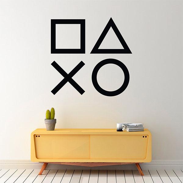 Wandtattoos: PlayStation-Symbole