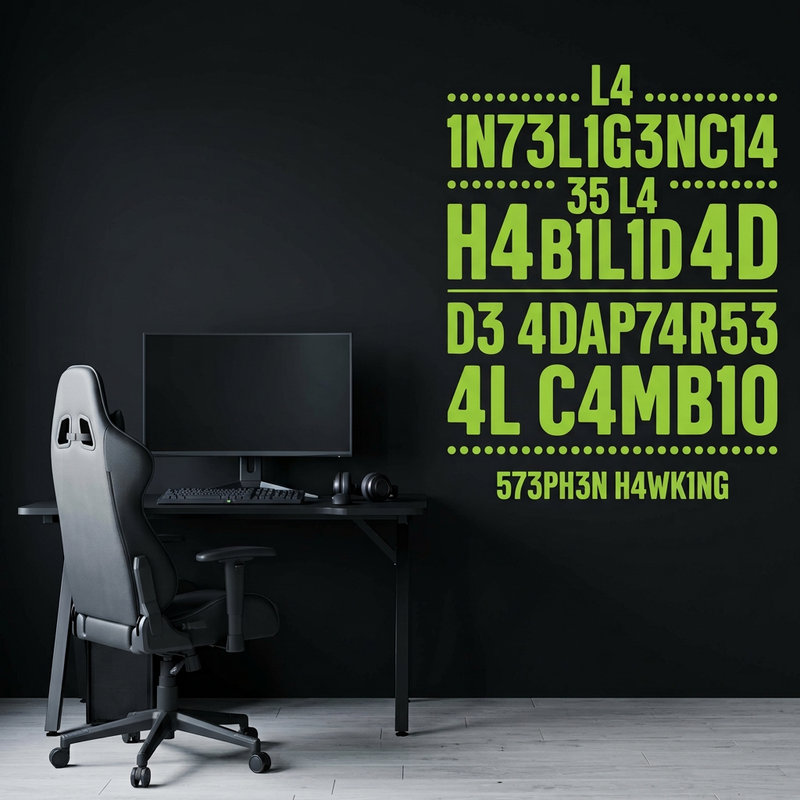 Wandtattoos: Hieroglyphe Intelligenz