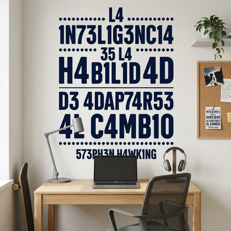 Wandtattoos: Hieroglyphe Intelligenz